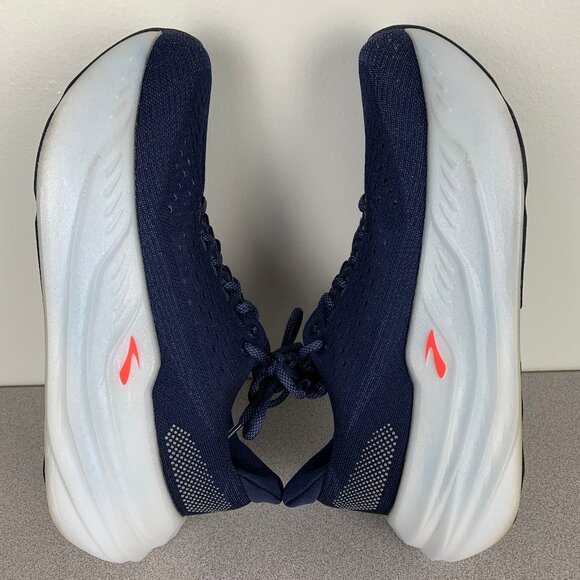 Brooks Glycerin Max Women's 8.5 B Peacoat/Blue Ribbon/Hot Coral Running Shoes - Picture 6 of 16